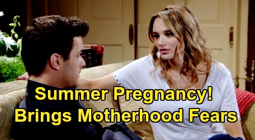 The Young and the Restless Spoilers: Will Summer Make a Good Mom – Baby with Kyle Brings Motherhood Fears?