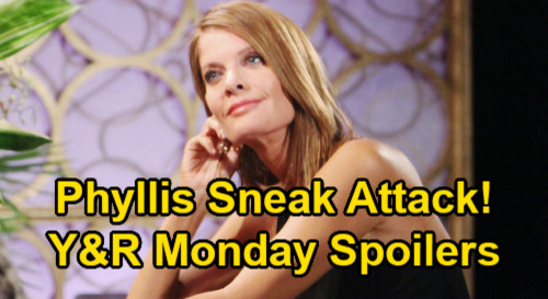 The Young and the Restless Spoilers: Monday, July 26 – Phyllis’ Security Cam Sneak Attack on Sally & Tara