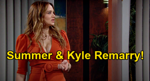 The Young and the Restless Spoilers: Summer Remarries Kyle for Harrison Custody Battle – 'Skyle' Wedding Offers Stable Home?