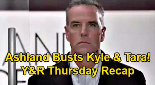 The Young and the Restless Spoilers: Thursday, March 18 Recap – Ashland Busts Tara & Kyle – Phyllis Sets Sally Up with New Man