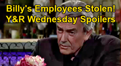 The Young and the Restless Spoilers: Wednesday, April 7 Recap – Victor Steals Billy’s Employees – Rey & Nick Gang Up On Sharon