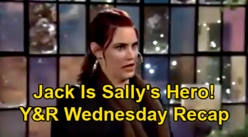The Young and the Restless Spoilers: Wednesday, January 27 Recap - Jack is Sally's Hero - Victoria & Billy's Snow Day