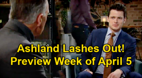 The Young and the Restless Spoilers: Week of April 5 Preview – Ashland Asks if Kyle Slept with Tara – Adam & Sharon Trap Chelsea