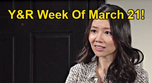 The Young and the Restless Spoilers: Week of March 21 – Allie Meets Mystery Woman – Trap Set For Jack – Rey Helps Chelsea