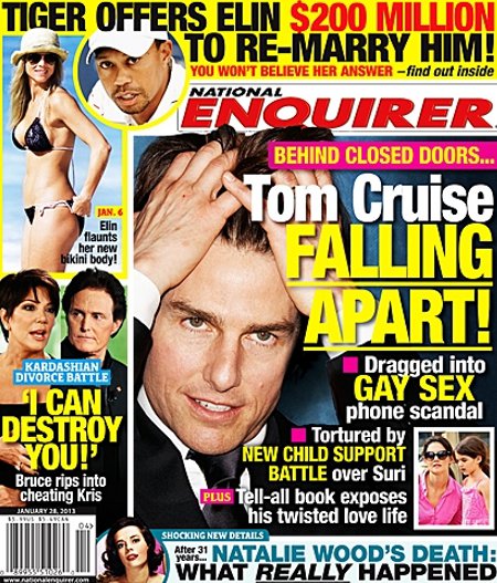 Tom Cruise Falling Apart Over Torturous Suri Cruise Child Support Battle and Twisted Love Life!