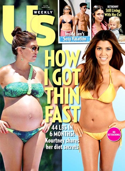 Kourtney Kardashian Reveals Her Diet Secrets - How She Lost 44 Pounds