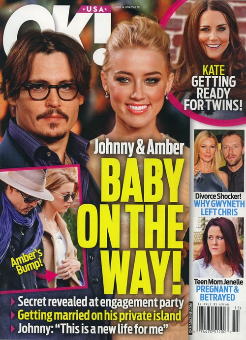 Amber Heard Pregnant With First Child - Johnny Depp And Fiancee Expecting Baby (PHOTO)