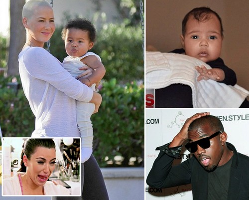 Amber Rose's Son Sebastian Looks Like North West's Half-Brother, Kanye West's Child - A "Bash" For Kim Kardashian? (PHOTO)