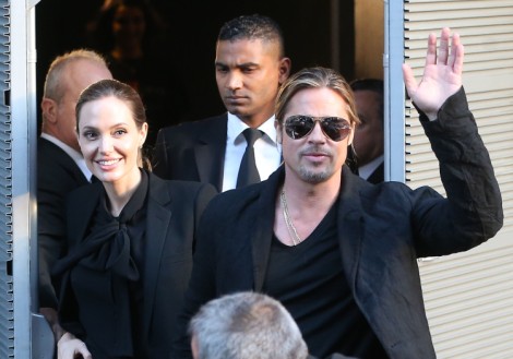 Angelina Jolie Bans Brad Pitt's Friends Quentin Tarantino And Jonah Hill From The Wedding! 0614