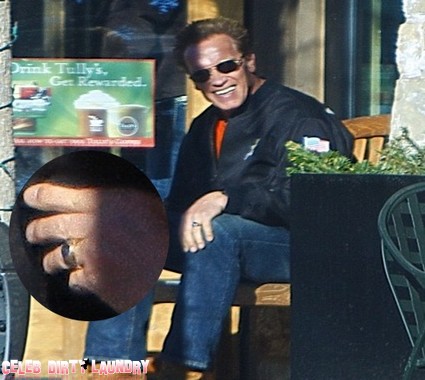 Nat Aanbod Smeltend Arnold Schwarzenegger Seen Wearing Wedding Band Means Maria Shriver's Taken  Him Back | Celeb Dirty Laundry