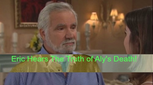 The Bold and the Beautiful (B&B) Spoilers: Eric Learns the Truth of Steffy's Involvement in Aly’s Death and Ivy’s Blackmail