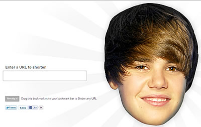 You Can Now 'Bieber' Your URLs! You Can Now 'Bieber' Your URLs!