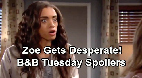 The Bold and the Beautiful Spoilers: Tuesday, February 12 - Flo Frantically Tries To Reach Reese - Liam Defends Hope To Steffy