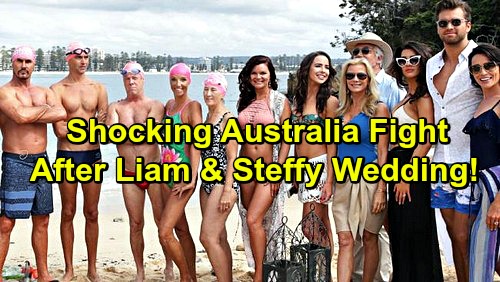 The Bold and the Beautiful Spoilers: Fight After Steffy and Liam's Australian Wedding Ends with Shocking Ocean Plunge