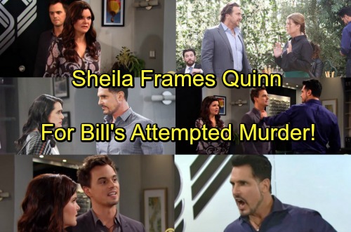 The Bold and the Beautiful Spoilers: Sheila Frames Quinn for Bill’s Attempted Murder – Shocking Twists Ahead for Fierce Enemies