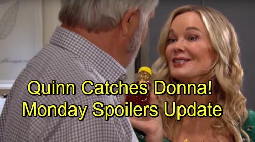 The Bold and the Beautiful Spoilers: Monday, November 5 Update – Quinn Catches Donna – Furious Bill’s Mission