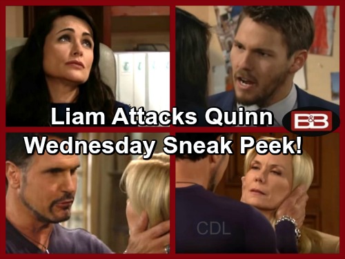 The Bold and the Beautiful Spoilers: Liam Explodes at Quinn – Bill Insists Ridge Will Hurt Brooke as Usual