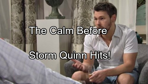 ‘The Bold and the Beautiful’ Spoilers: The Calm Before Storm Quinn - Sets Mood For Love, Waits for Magical Reunion