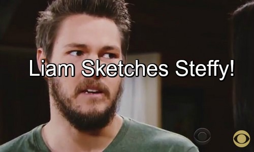 The Bold and the Beautiful (B&B) Spoilers: Liam Recalls Woman’s Face, Sketches Unknown Beauty, It's Steffy!