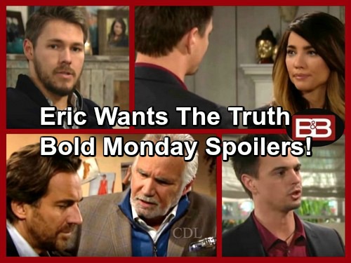 The Bold and the Beautiful Spoilers: Eric Grills Ridge About Trip, Demands Whole Story – Wyatt Speeds Up Divorce, Lets Steffy Go