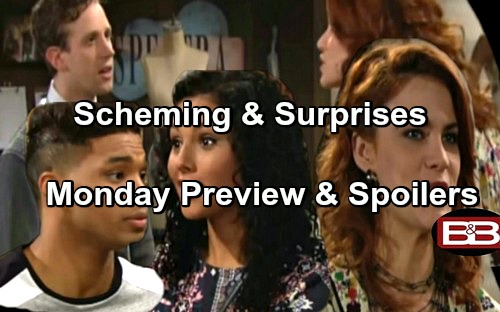 The Bold and the Beautiful Spoilers: Sally Blasts Saul, Strikes Forrester - Sasha Shocked by Zende and Nicole Wedding