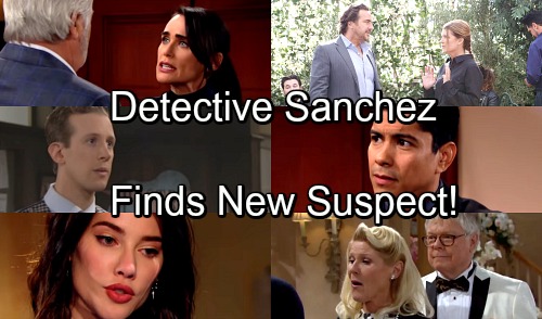 The Bold and the Beautiful Spoilers: Detective Sanchez Focuses on Shocking New Suspect