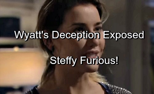 The Bold and the Beautiful (B&B) Spoilers: Steffy Dumps Wyatt - Learns Hubby Hid Liam Security Video and Rushed Wedding