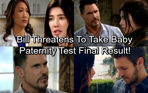 The Bold and the Beautiful Spoilers: Bill's Threat To Take Steffy's Baby – Liam Won't Raise Dad's Child in Twisted Triangle
