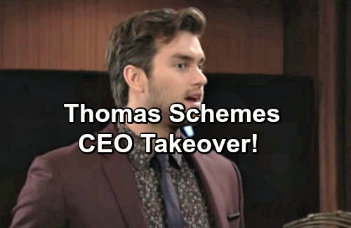 The Bold and the Beautiful Spoilers: Thomas and Zende The Forgotten Forresters – Scheme CEO Takeover From Ridge and Steffy