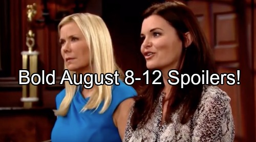 ‘The Bold and the Beautiful’ Spoilers: Week of August 8 - Marriages End, Affairs Get Crazy - Intense Battles - Serious Sabotage