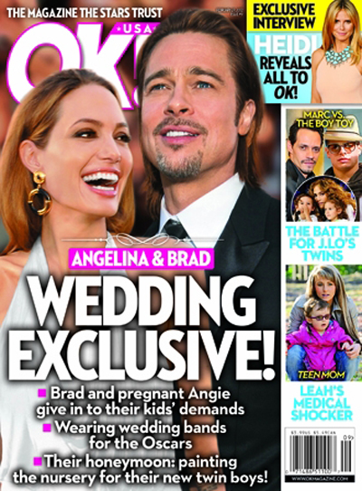 With Twin Boys On The Way, Brad Pitt And Angelina Jolie Are Done 'Teasing' About Their Wedding And Are Actually Making Plans! (Photo)