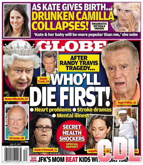 GLOBE: Kate Middleton's Giving Birth To The Royal Heir Has Camilla ...