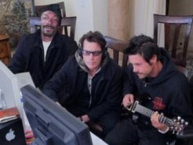 Snoop Dogg And Charlie Sheen Hook Up In Recording Studio