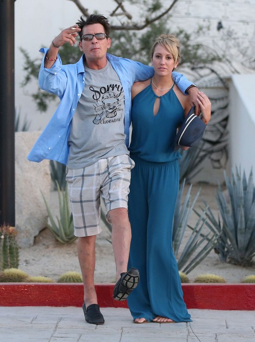 Charlie Sheen Back On Drugs Out of Control Partying With Porn Star Brett Rossi Halts Production On Anger Managment Celeb Dirty Laundry