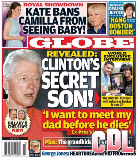 GLOBE: Bill Clinton’s Secret Son Revealed! (PHOTO)