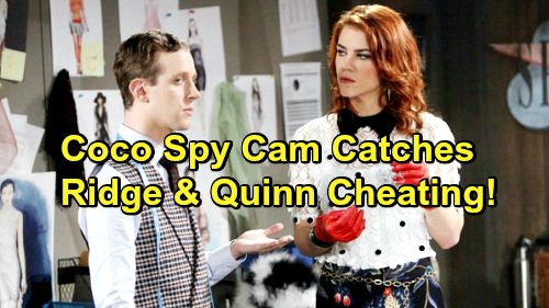 The Bold and The Beautiful Spoilers: Coco’s Necklace Camera Films Ridge and Quinn – Forrester Cheating Shocker Revealed