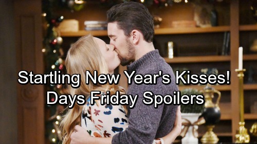 Days of Our Lives Spoilers: Vivian and Stefan Crash the New Year’s Eve Bash – Drunk Ciara Acts Out – Startling Midnight Kisses