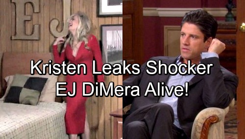 Days of Our Lives Spoilers: Kristen Hints EJ's Alive – Charming DiMera Returns from the Dead