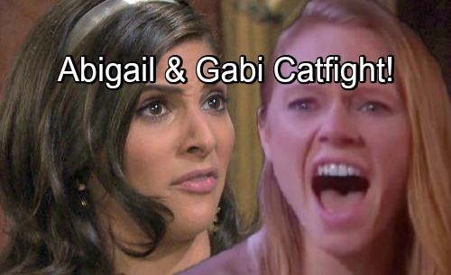 Days of Our Lives Spoilers: Abigail and Gabi Face Off - Major Catfight Ahead