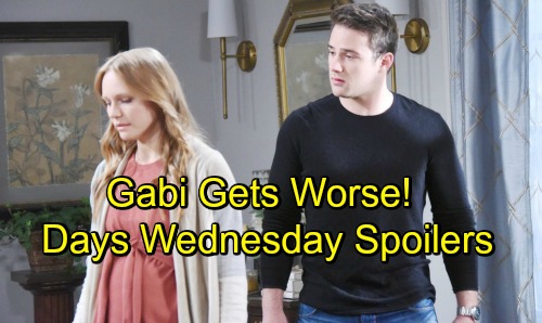 Days of Our Lives Spoilers: Wednesday, October 3 – Gabi Gets Worse – JJ Supports Abigail – Kristen Surprises Brady