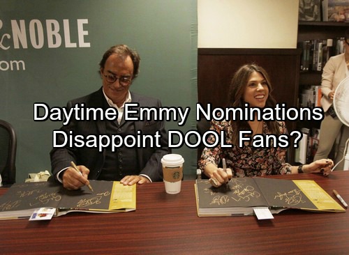 Days of Our Lives Spoilers: Daytime Emmy Nominations Disappoint DOOL Fans?
