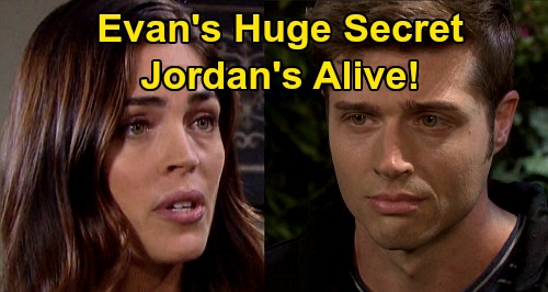 Days of Our Lives Spoilers: Evan Tells Zoey A Game-Changing Secret - Jordan's Still Alive?