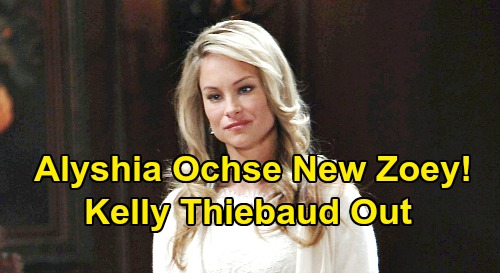 Days of Our Lives Spoilers: Alyshia Ochse In as Zoey, Kelly Thiebaud Out - Evan’s Sister Shocker, Lawyer is Orpheus’ Daughter