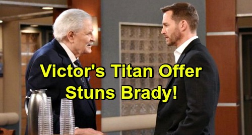 Days of Our Lives Spoilers: Brady Gets Another Shot At Titan CEO Spot - Victor's Desperate Offer