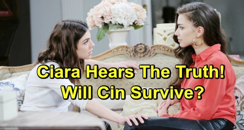 Days of Our Lives Spoilers: Ciara And Abigail Have A Heart-To-Heart About Ben - Should Cin Survive?