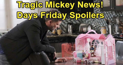 Days of Our Lives Spoilers: Friday, January 17 – Eric and Sarah Back, Terrible Mickey News – Adrienne Haunts Will