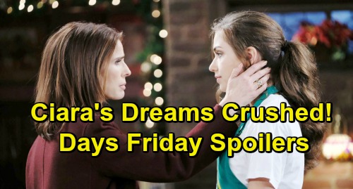 Days of Our Lives Spoilers: Friday, January 4 – Stefan’s Under Arrest – Ciara's Horrifying News – Eve Defends Herself to Jack