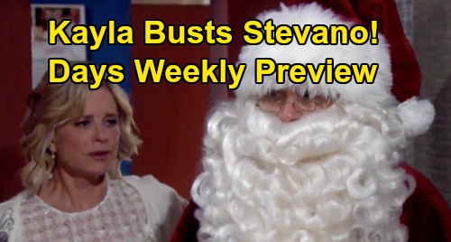 Days of Our Lives Spoilers: Week of December 23 Preview - Salem Celebrates Christmas - Stevano Caught By Kayla
