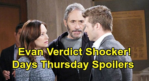 Days of Our Lives Spoilers: Thursday, May 14 – Evan’s Verdict Shocker - Ben Saves Jake from Gabi’s Serum Injection
