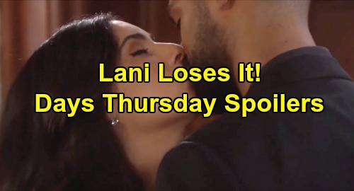 Days of Our Lives Spoilers: Thursday, November 14 – Gabi Suspects Chad’s Scheme, Confides in Lover Eli – Lani Loses It